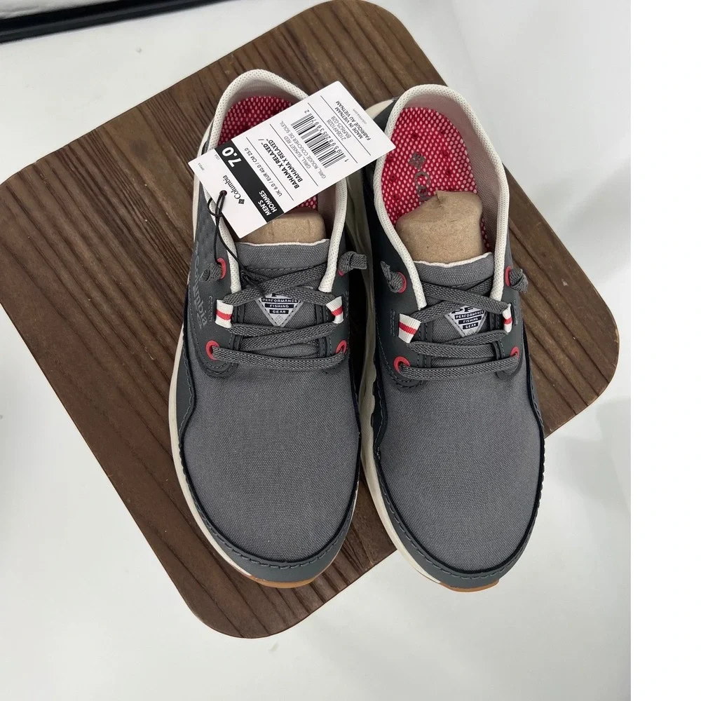Columbia PFG Bahama X Relaxed Mens Boat Shoes‎ Grill Sunset Red Size 7 NWT